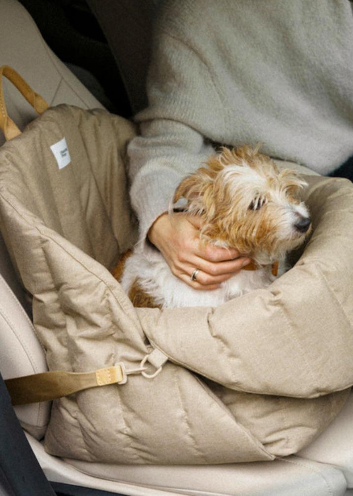 pet car seat rice color 